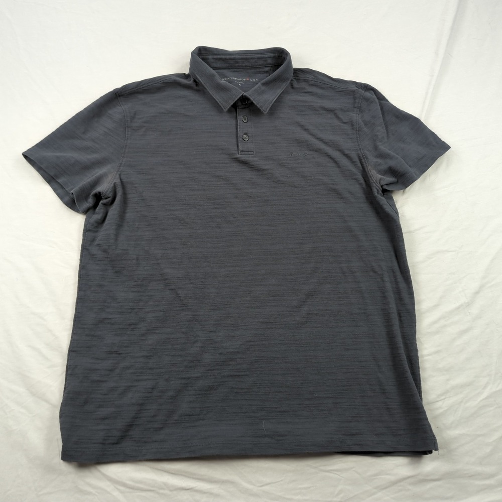 John Varvados Shirt Mens‎ Extra Large Black Casual Preppy Golf Office Outdoor